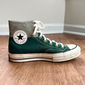 Converse Chuck 70 Colorblock Sneakers - Desert Green
